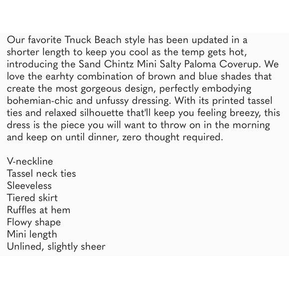 TUCKERNUCK Sand Paloma Coverup - Picture 10 of 11